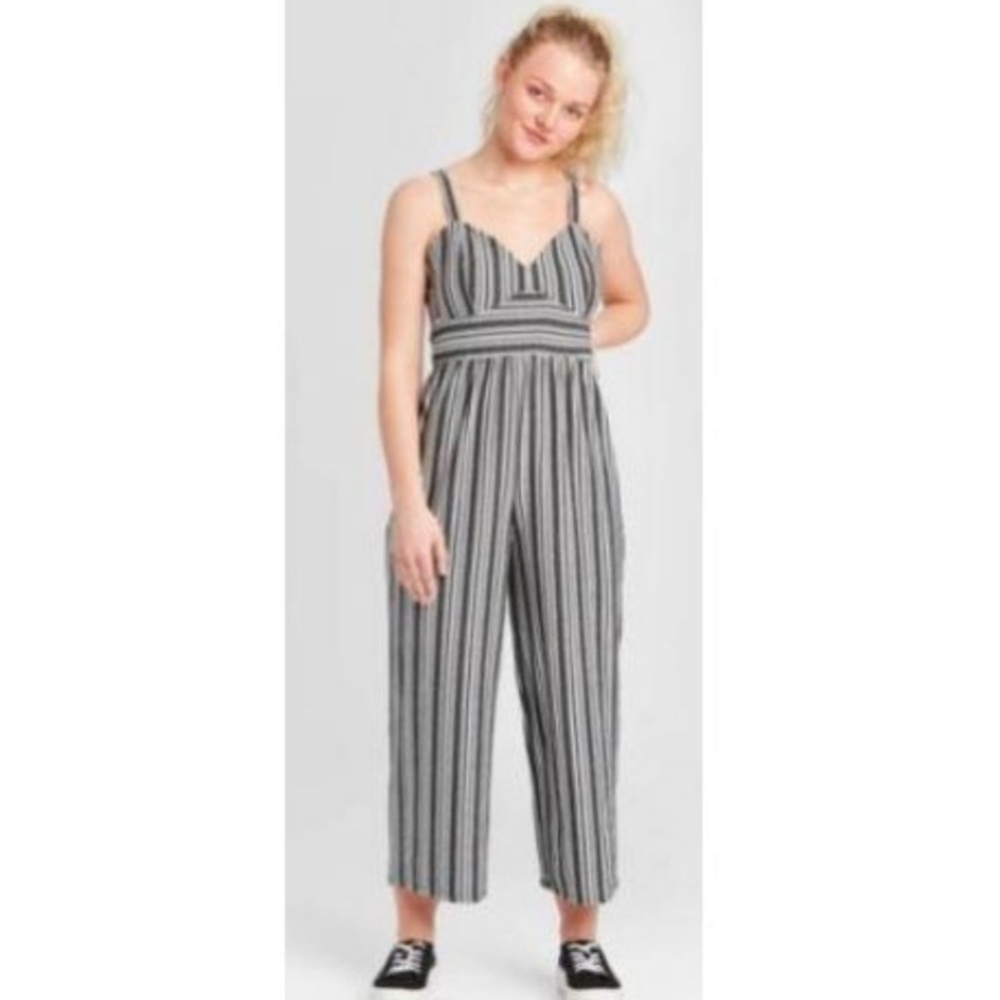 Black and white jumpsuit